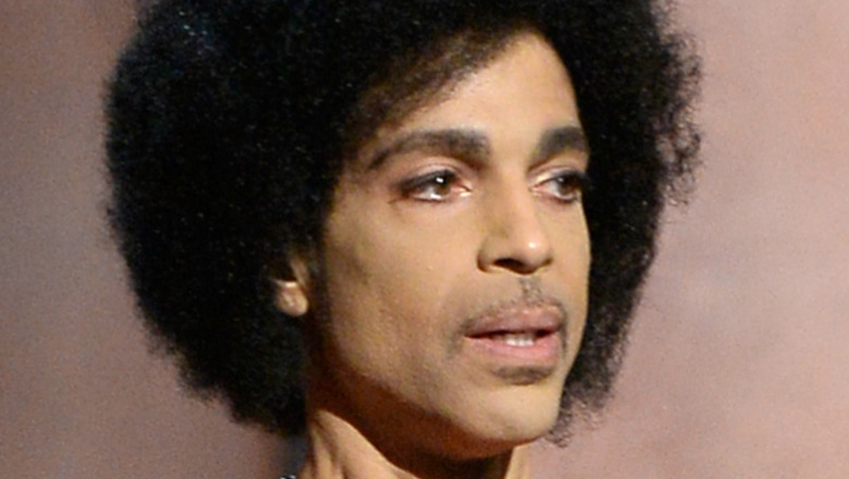 Prince speaking at GRAMMY awards