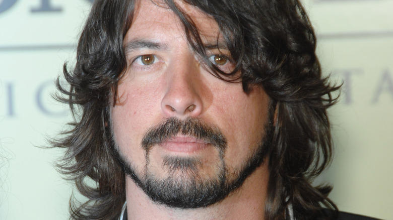 Dave Grohl staring