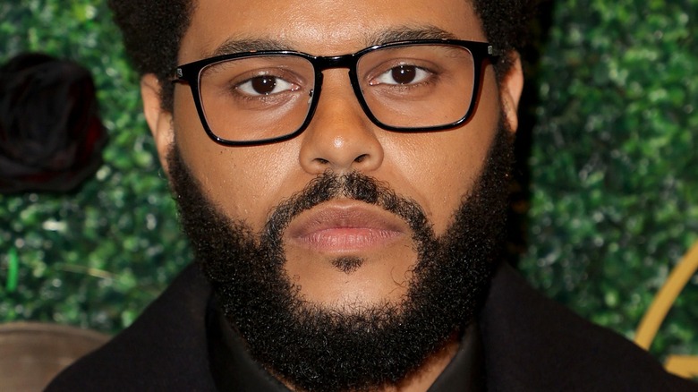 The Weeknd wearing glasses
