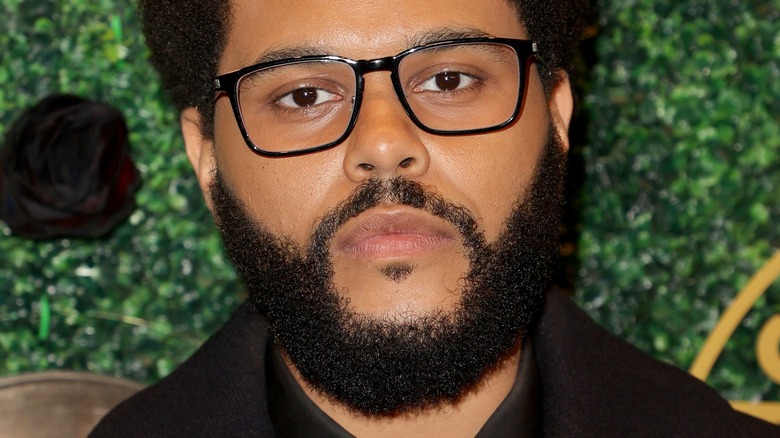 The Weeknd wearing glasses