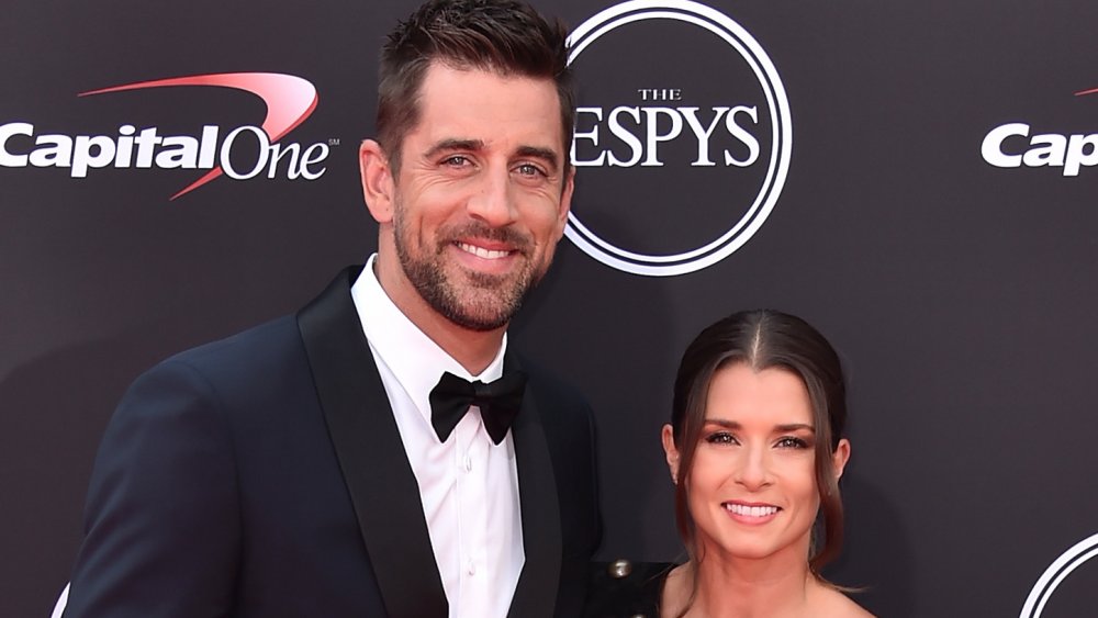 Aaron Rodgers and Danica Patrick