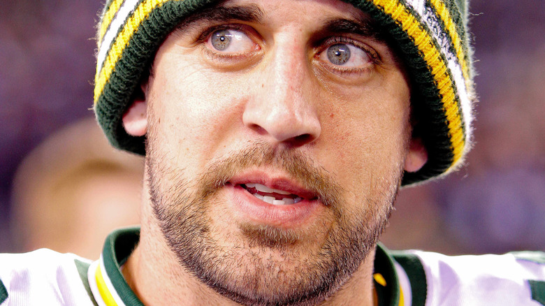 Aaron Rodgers speaking