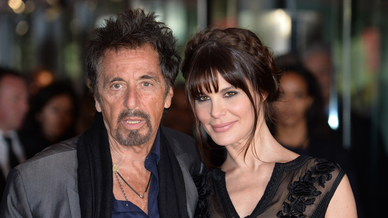 Al Pacino poses with Lucila Sola.