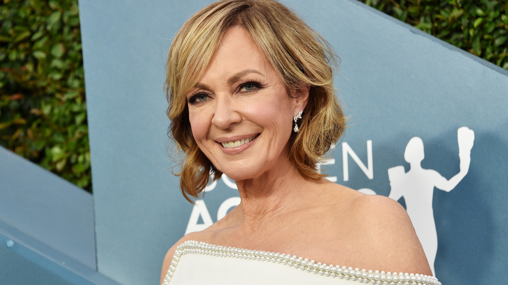 Allison Janney smiling on the red carpet