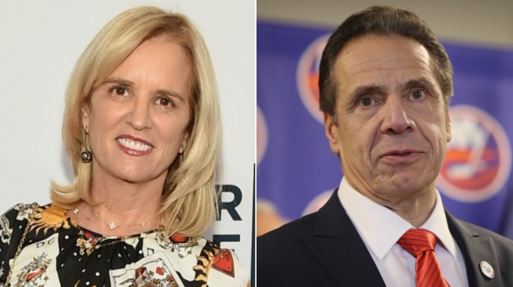 Kerry Kennedy, Andrew Cuomo split image