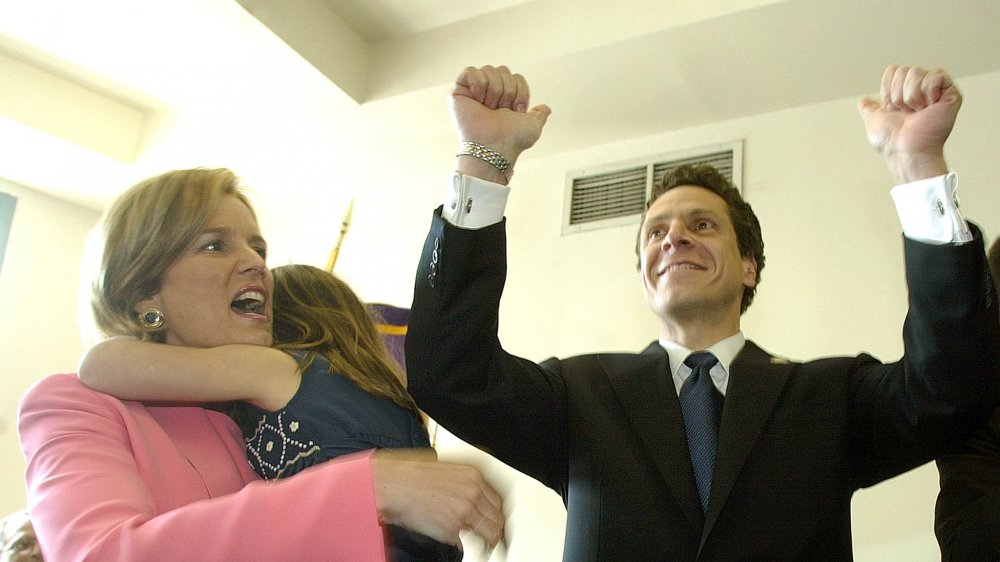 Kerry Kennedy and Andrew Cuomo during the 2002 gubernatorial campaign