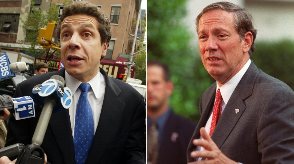 Andrew Cuomo, George Pataki talking