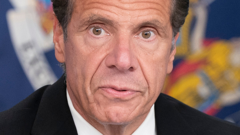 Governor Andrew Cuomo at a press conference