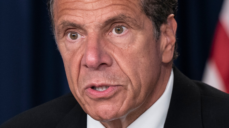 Governor Andrew Cuomo at a press conference