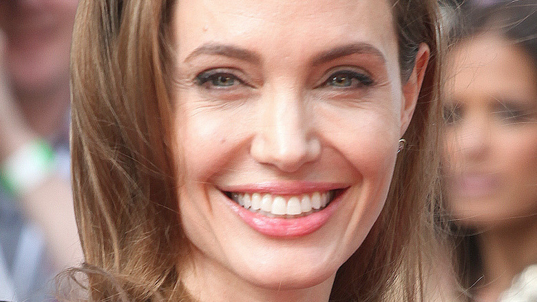 Angelina Jolie smiling