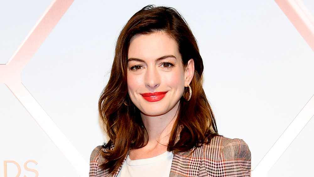 Anne Hathaway on red carpet