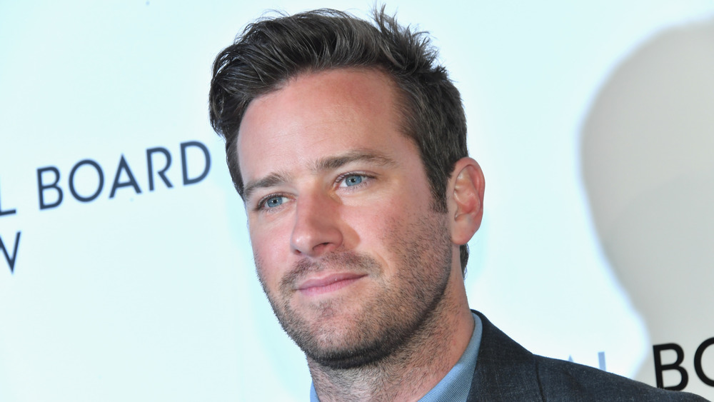 Armie Hammer close-up at an event 