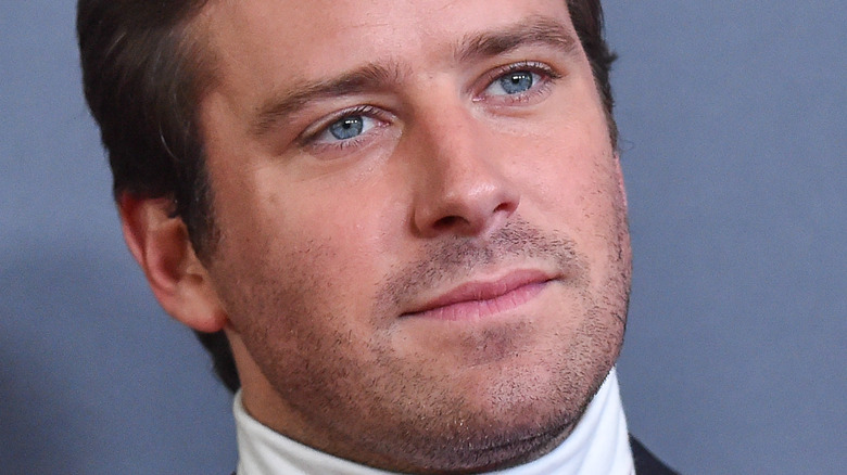 Armie Hammer head tilted