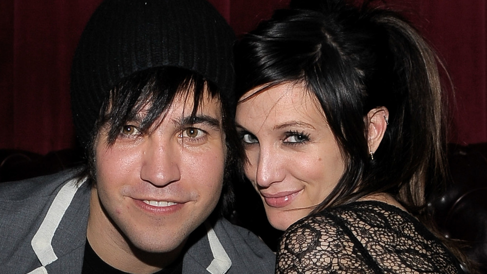 Ashlee Simpson with her ex-husband Pete Wentz