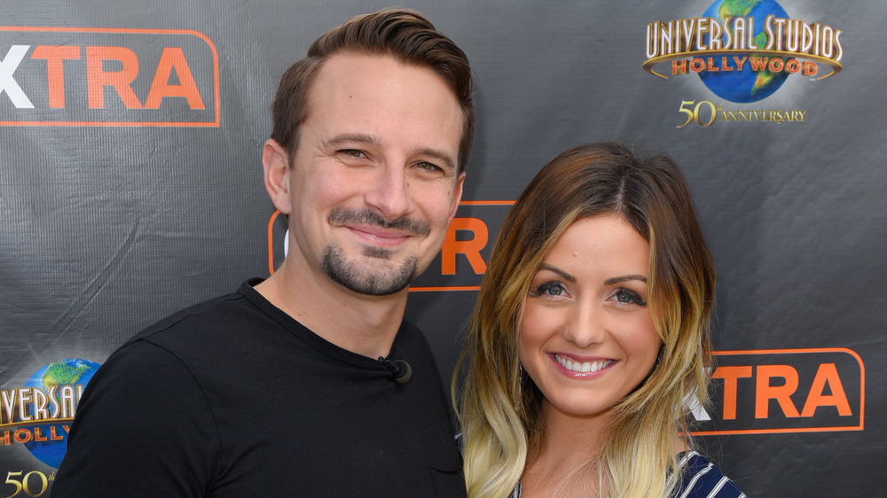 Evan Bass and Carly Waddell smiling