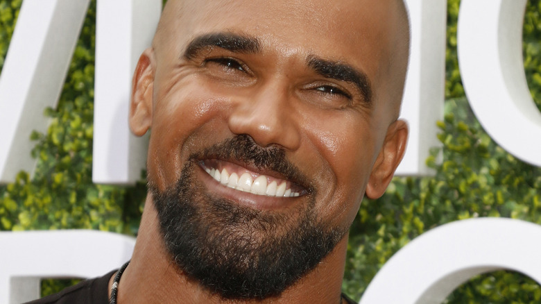 Shemar Moore with a huge smile 2017