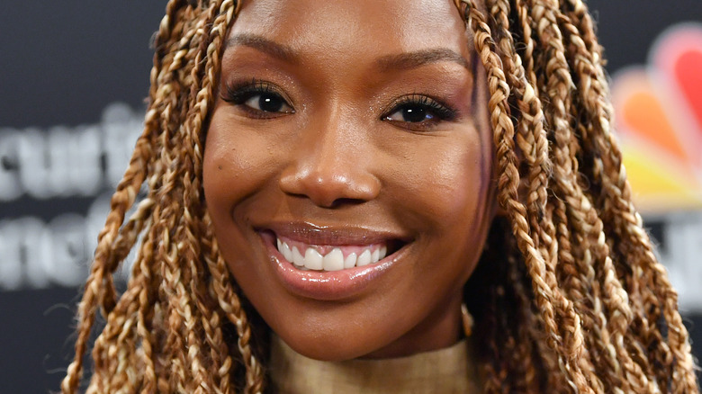 Brandy Norwood smiling