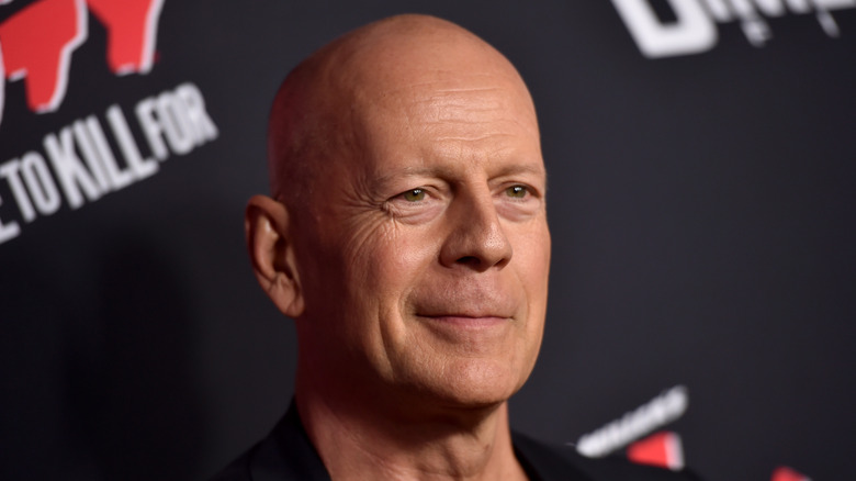 Bruce Willis smiles