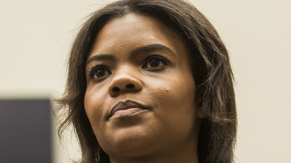 Candace Owens staring off into the distance