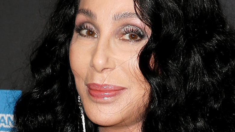 Cher on the red carpet