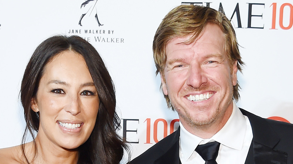 Chip and Joanna Gaines pose