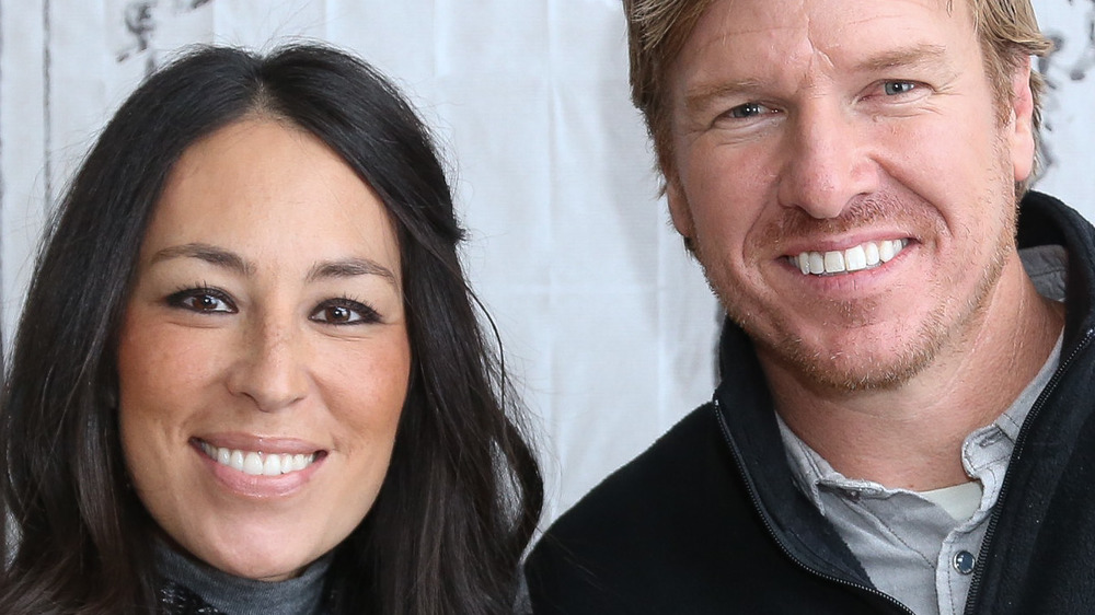 Chip and Joanna Gaines pose