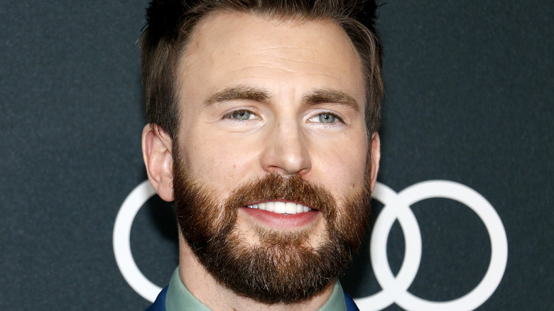 Chris Evans on the red carpet