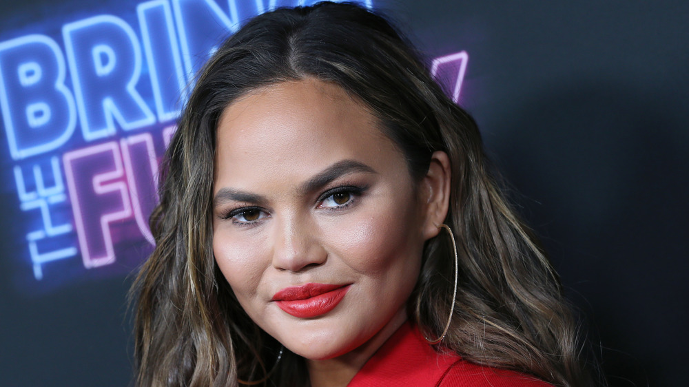 Chrissy Teigen smiling