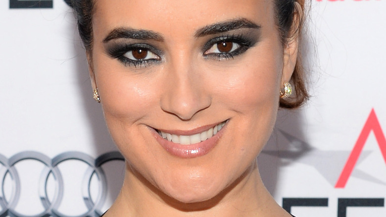 Cote de Pablo smiling