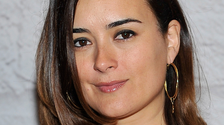 Cote de Pablo gold earring