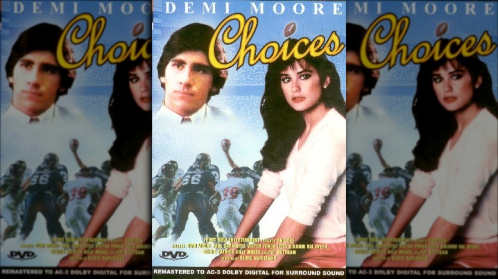 Paul Carafotes and Demi Moore on the Choices DVD cover
