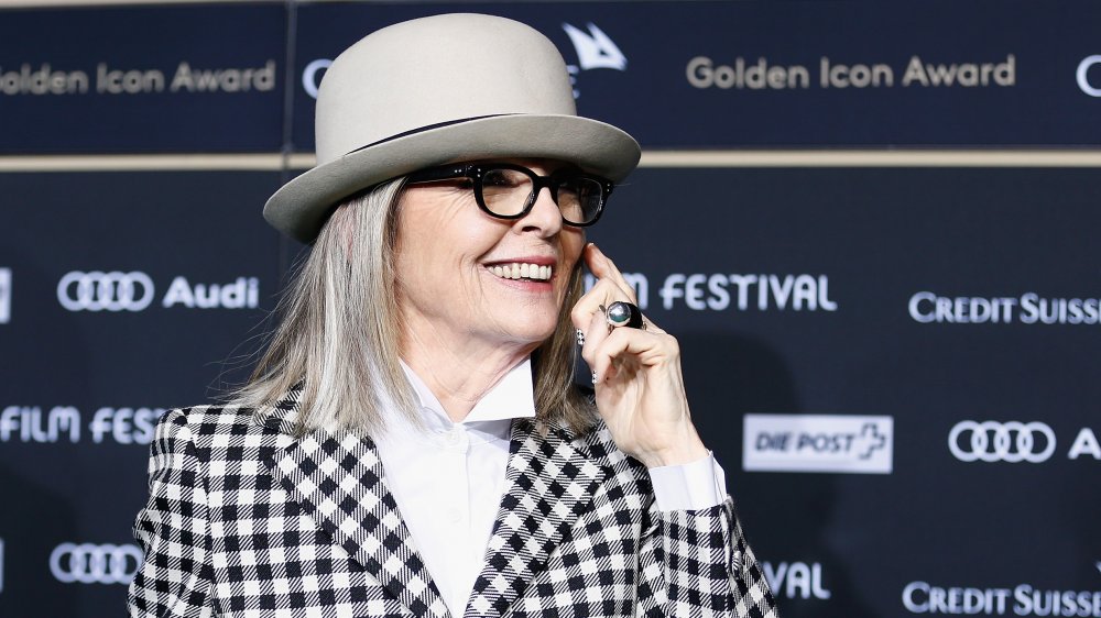 Diane Keaton attends the Golden Icon Award Ceremony