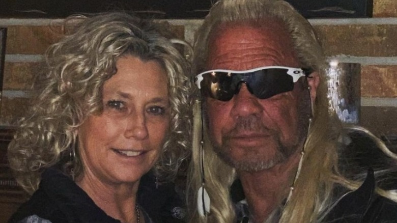Francie Frane and Duane Chapman smiling