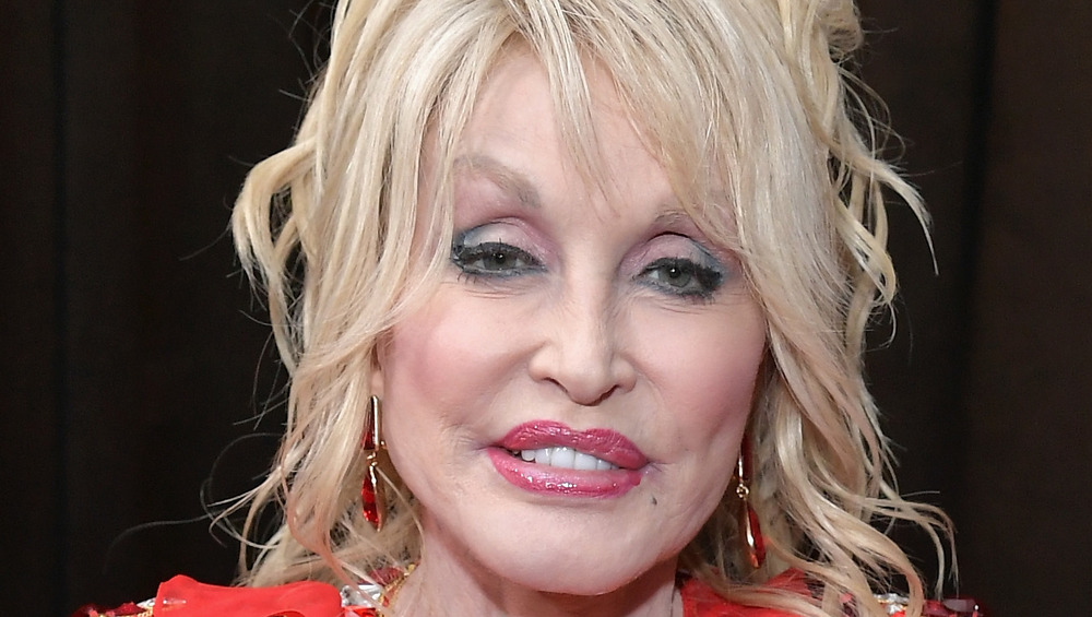 Dolly Parton smiling