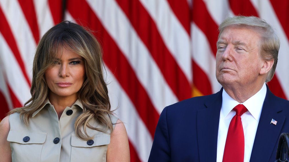 Melania Trump with Donald Trump