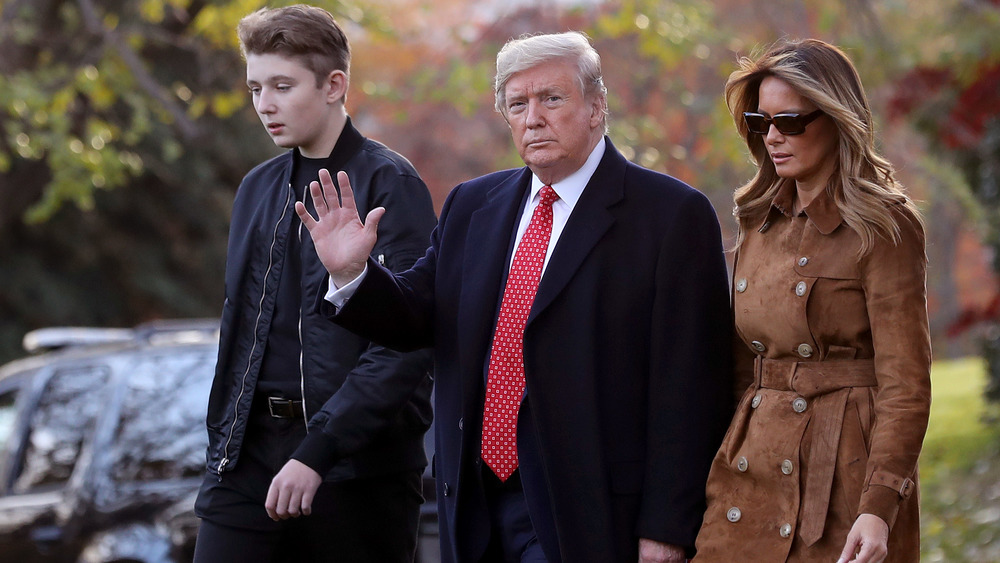 Baron Trump, Donald Trump, Melania Trump