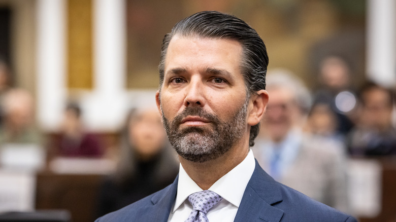 Donald Trump Jr. attending trial