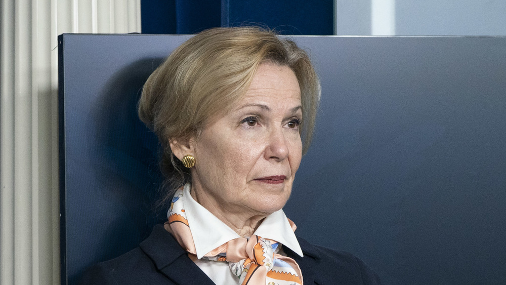 Dr. Deborah Birx attends a White House briefing