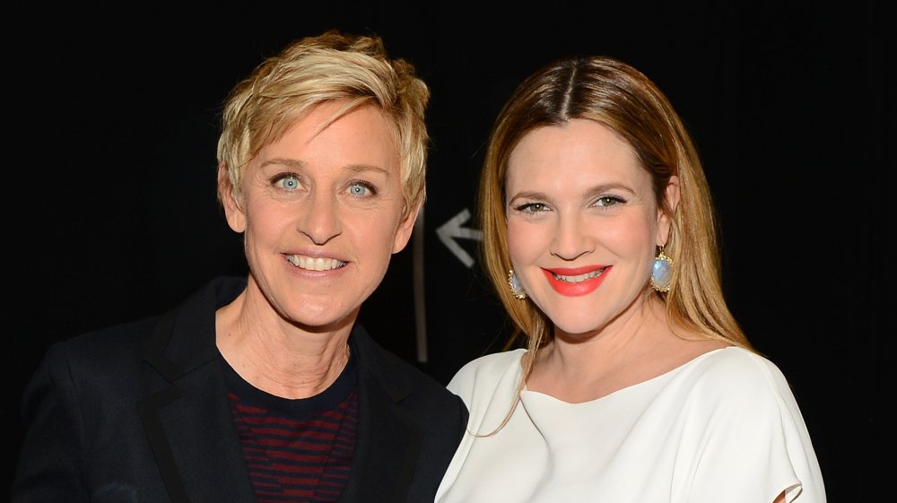 Ellen DeGeneres and Drew Barrymore