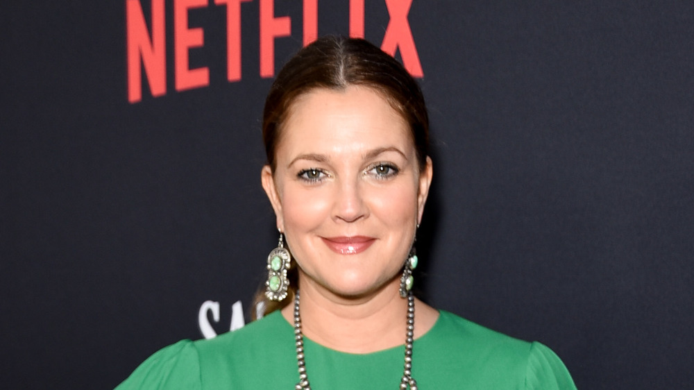 Drew Barrymore on red carpet