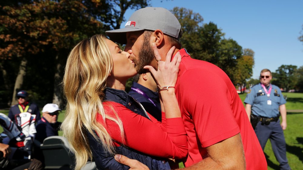 Dustin Johnson and Paulina Gretzky