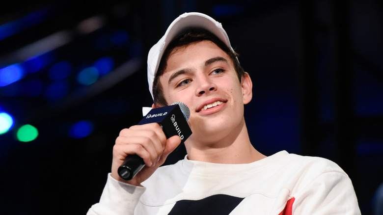 Hayes Grier speaking at an event in 2016