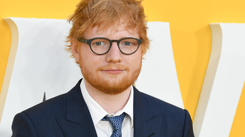 Ed Sheeran on the red carpet