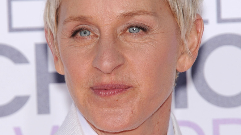 Ellen DeGeneres smiling