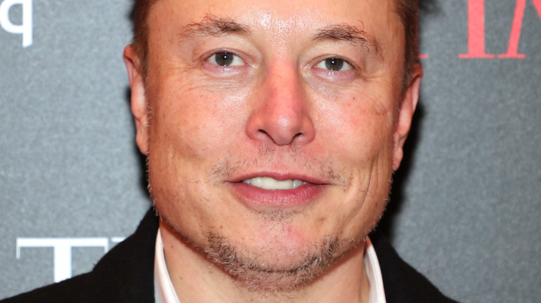 Elon Musk smiling