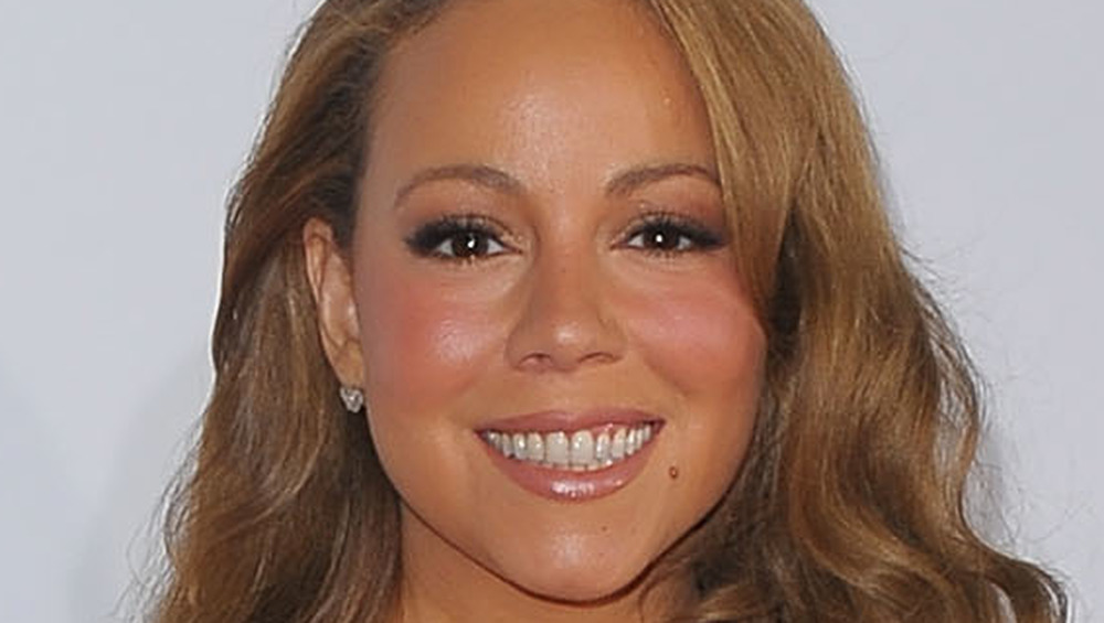 Mariah Carey smiling