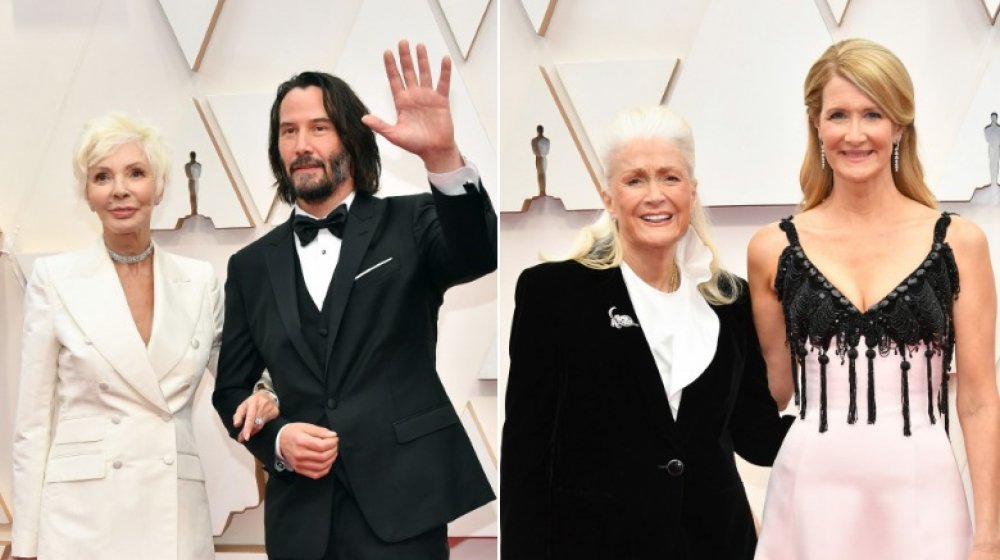 Laura Dern and Diane Ladd, Keanu Reeves and his mom
