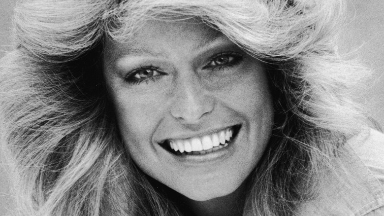 Farrah Fawcett posing