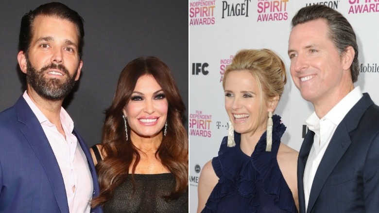 Donald Trump Jr., Kimberly Guilfoyle, Jennifer Siebel Newsom, Gavin Newsom