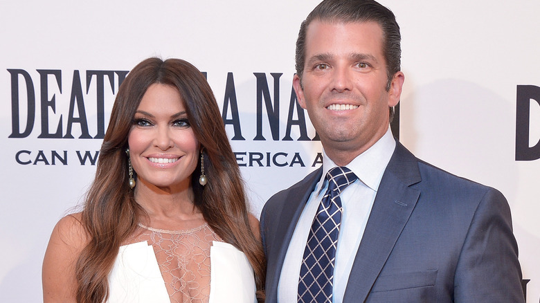 Kimberly Guilfoyle and Donald Trump Jr.